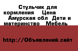 Стульчик для кормления  › Цена ­ 4 000 - Амурская обл. Дети и материнство » Мебель   
